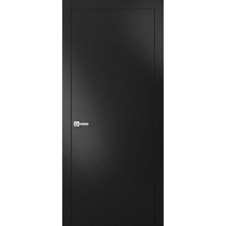 SARTODOORS Pocket Interior Door, 36" x 80", Light Brown PLANUM10ID-BLK-36